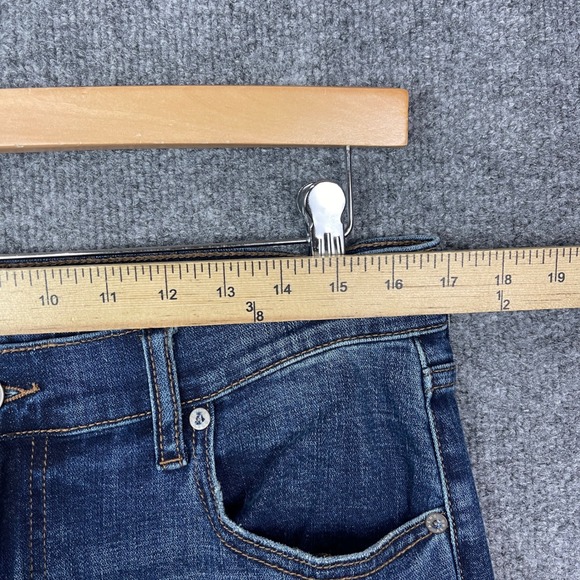 NEW AEROPOSTALE High Rise Flare Jeans Medium Wash Denim Size 12S - Picture 5 of 10